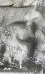 Load image into Gallery viewer, Women's Lakhnavi Handcrafted Mul Chanderi Unstitched Kurta And Dupatta Set - HONC0305474