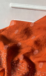 Load image into Gallery viewer, Mainaaj Women's Lakhnavi Handcrafted Pure Organza Chikankari Unstitched Kurta And Dupatta Set - HONC0330938