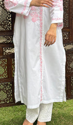 将图像加载到图库查看器中, Women's Lucknowi Handcrafted Cotton Chikankari Kurti - HONC0274388