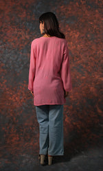 将图像加载到图库查看器中, Women's Lucknowi Handcrafted Viscose Georgette Chikankari Top - HONC0327546