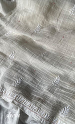 Load image into Gallery viewer, Women's Lakhnavi Handcrafted Mul Chanderi Unstitched Kurta And Dupatta Set- HONC0313320