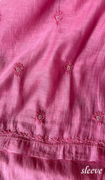 将图像加载到图库查看器中, Women's Lucknowi Handcrafted Mul Chanderi Chikankari Full Suit Material - HONC0260958