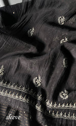 Load image into Gallery viewer, Women's Lakhnavi Handcrafted Mul Chanderi Kurta And Dupatta Set- HONC0280884
