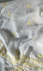 Load image into Gallery viewer, Women's Lakhnavi Handcrafted Mul Chanderi Unstitched Kurta And Dupatta Set- HONC0278933