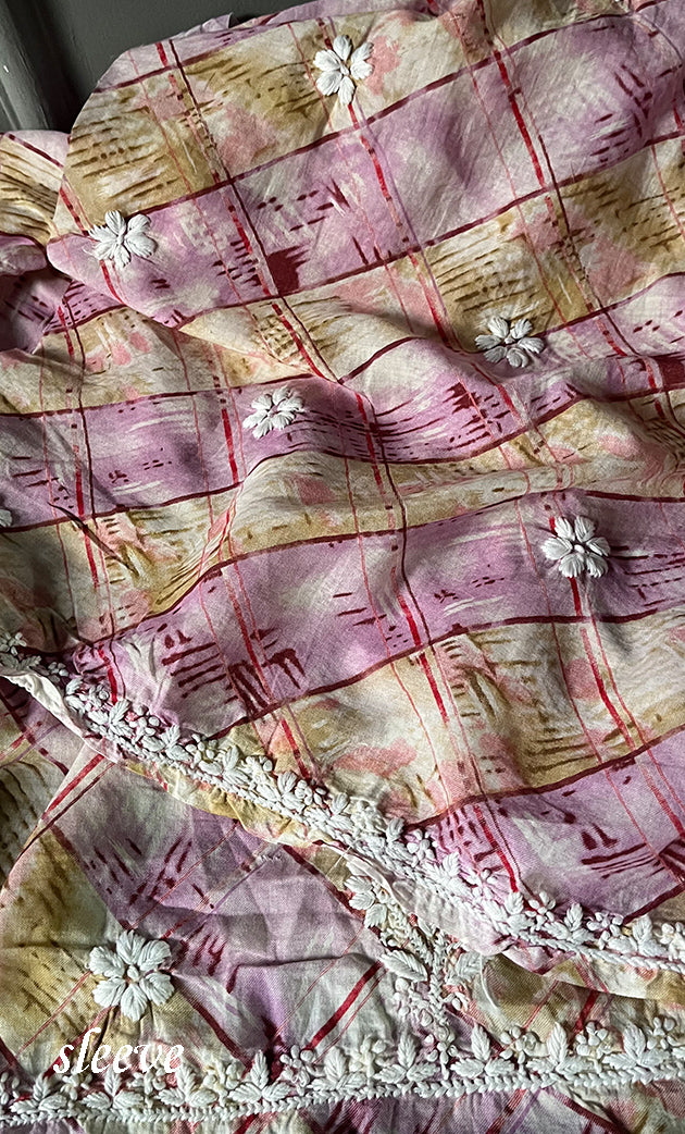 Women's Lakhnavi Handcrafted Cotton Chikankari Kurta And Kurta Dupatta Set - HONC0312685