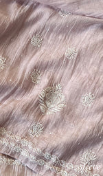 将图像加载到图库查看器中, Women's Lakhnavi Handcrafted Mul Chanderi Kurta And Dupatta Set - HONC0288983