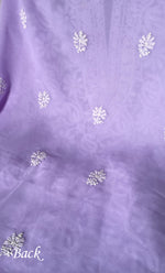 Load image into Gallery viewer, Women's Lucknowi Handcrafted Faux-Georgette Chikankari Suit Material - HONC0315341