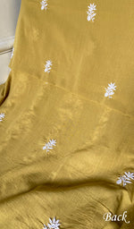 将图像加载到图库查看器中, Women's Lakhnavi Handcrafted Cotton Unstitched Kurta And Dupatta Set - HONC0362874