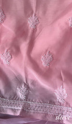 Load image into Gallery viewer, Farah Women's Lakhnavi Handcrafted Cotton Chikankari Suit Material - HONC0276747