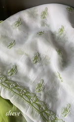 将图像加载到图库查看器中, Women's Lakhnavi Handcrafted Unstitched Cotton Chikankari Suit Material - HONC0301278