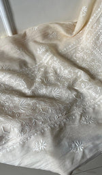 将图像加载到图库查看器中, Women's Lakhnavi Handcrafted Mul Chanderi Semi - Stitched Kurta And Dupatta Set - HONC0269240