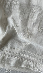 Load image into Gallery viewer, Women's Lakhnavi Handcrafted Maheshwari Mul Chanderi Unstitched Kurta And Dupatta Set - HONC0282231