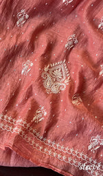 Load image into Gallery viewer, Women's Lakhnavi Handcrafted Mul Chanderi Kurta And Dupatta Set - HONC0289001