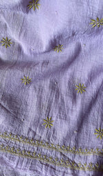 将图像加载到图库查看器中, Women's Lakhnavi Handcrafted Maheshwari Mul Chanderi Kurta And Dupatta Set - HONC0268583