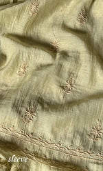 Load image into Gallery viewer, Women's Lakhnavi Handcrafted Mul Chanderi UnStitched Kurta And Dupatta Set - HONC0280888