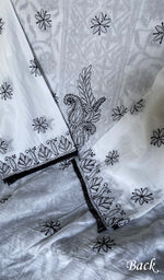 Load image into Gallery viewer, Women Lakhnavi Handcrafted Unstitched Cotton Chikankari Suit Material