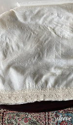 Load image into Gallery viewer, Women's Lakhnavi Handcrafted Tussar Silk Chikankari Unstitched Kurti Fabric - HONC0371823