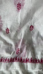 Load image into Gallery viewer, Women's Lakhnavi Handcrafted Mul Chanderi Unstitched Kurta And Dupatta Set - HONC0265849