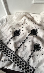 Load image into Gallery viewer, Women's Lakhnavi Handcrafted Mul Chanderi UnStitched Kurta And Dupatta Set - HONC0312362