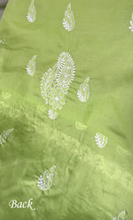Load image into Gallery viewer, Women's Lakhnavi Handcrafted Unstitched Cotton Chikankari Suit Material - HONC0333967