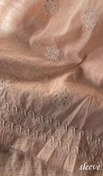 将图像加载到图库查看器中, Women's Lakhnavi Handcrafted Mul Chanderi Unstitched Kurta And Dupatta Set - HONC0266979