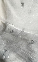 Load image into Gallery viewer, Women's Lakhnavi Handcrafted Unstitched Mul Chanderi Kurta And Dupatta Set - HONC0327483