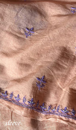 Load image into Gallery viewer, Women's Lakhnavi Handcrafted Mul Chanderi Chikankari Full Suit Material - HONC0287062