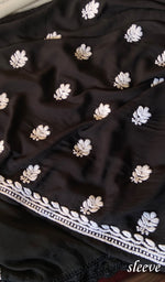 将图像加载到图库查看器中, Women's Lakhnavi Handcrafted Modal Cotton Chikankari Suit Material - HONC0275945