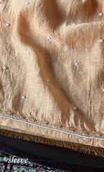 Load image into Gallery viewer, Mor Women's Lakhnavi Handcrafted Mul Chanderi Unstitched Kurta And Dupatta Set- HONC0330296