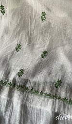 将图像加载到图库查看器中, Women's Lakhnavi Handcrafted Mul Chanderi Kurta And Dupatta Set - HONC0263970