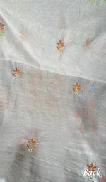 将图像加载到图库查看器中, Women's Lakhnavi Handcrafted Mul Chanderi Unstitched Kurta And Dupatta Set - HONC0266916