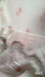 Load image into Gallery viewer, Women's Lakhnavi Handcrafted Mul Chanderi Unstitched Kurta And Dupatta Set - HONC0343190