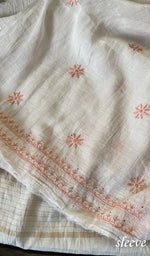 将图像加载到图库查看器中, Women's Lakhnavi Handcrafted Maheshwari Mul Chanderi Unstitched Kurta And Dupatta Set - HONC0271880