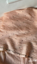 Load image into Gallery viewer, Women's Lakhnavi Handcrafted Mul Chanderi Unstitched Kurta And Dupatta Set - HONC0322420