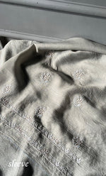 Load image into Gallery viewer, Women's Lakhnavi Handcrafted Munga Silk Chikankari Kurta And Dupatta Set- HONC0271009