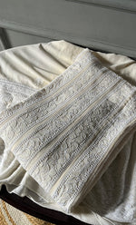 Load image into Gallery viewer, Women's Lakhnavi Handcrafted Pure Silk Georgette Chikankari Anarkali and Dupatta set - HONC02773309