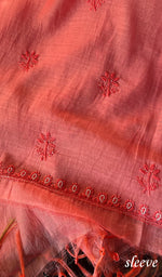 将图像加载到图库查看器中, Women's Lakhnavi Handcrafted Mul Chanderi Chikankari Full Suit Material - HONC0260957