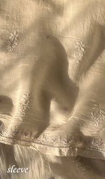 Load image into Gallery viewer, Irum Women's Lakhnavi Handcrafted Mul Chanderi Unstitched Kurta And Dupatta Set - HONC0297202