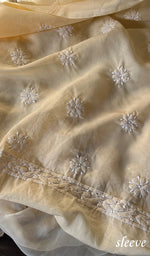 Load image into Gallery viewer, Women's Lakhnavi Handcrafted Cotton Chikankari Suit Material - HONC0289728