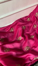 Load image into Gallery viewer, Women's Lakhnavi Handcrafted Chanderi Silk Unstitched Chikankari Full Suit - HONC0355234