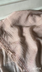 Load image into Gallery viewer, Women's Lakhnavi Handcrafted Mul Chanderi Unstitched Chikankari Full Suit Material - HONC0345055