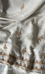 Load image into Gallery viewer, Women's Lakhnavi Handcrafted Maheshwari Mul Chanderi Unstitched Kurta And Dupatta Set- HONC0270649