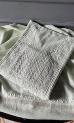 Load image into Gallery viewer, Women's Lakhnavi Handcrafted Maheshwari Mul Chanderi Semi - Stitched Kurta And Dupatta Set - HONC0286669