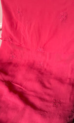 Load image into Gallery viewer, Women's Lakhnavi Handcrafted Viscose Georgette Chikankari Full Suit Material - HONC0299911