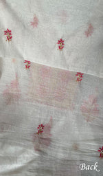 Load image into Gallery viewer, Women's Lakhnavi Handcrafted Mul Chanderi Unstitched Kurta And Dupatta Set - HONC0266914