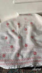 Load image into Gallery viewer, Women's Lakhnavi Handcrafted Mul Chanderi Unstitched Kurta And Dupatta Set - HONC0317225