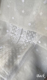 Load image into Gallery viewer, Women's Lakhnavi Handcrafted Mul Chanderi Unstitched Kurta And Dupatta Set - HONC0359790