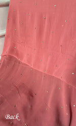 将图像加载到图库查看器中, Chidiya Women's Lucknowi Handcrafted Viscose Georgette Unstitched Chikankari Suit Material - HONC0334990