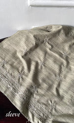 将图像加载到图库查看器中, Lucknowi Handcrafted Cotton Chikankari Unstitched Men's Kurta Fabric - HONC0306857