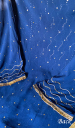 将图像加载到图库查看器中, Women's Lakhnavi Handcrafted Viscose Georgette Chikankari Full Suit Material - HONC0233301